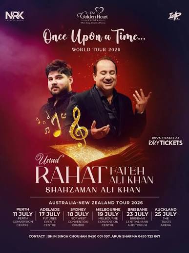 Rahat Fateh Ali Khan 2026 tour poster